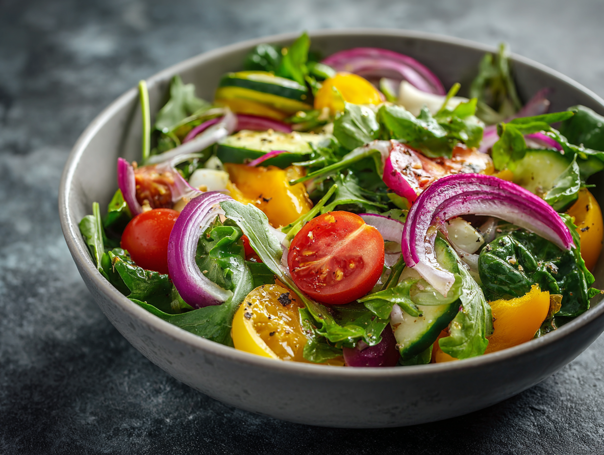 Різнокольорові овочі